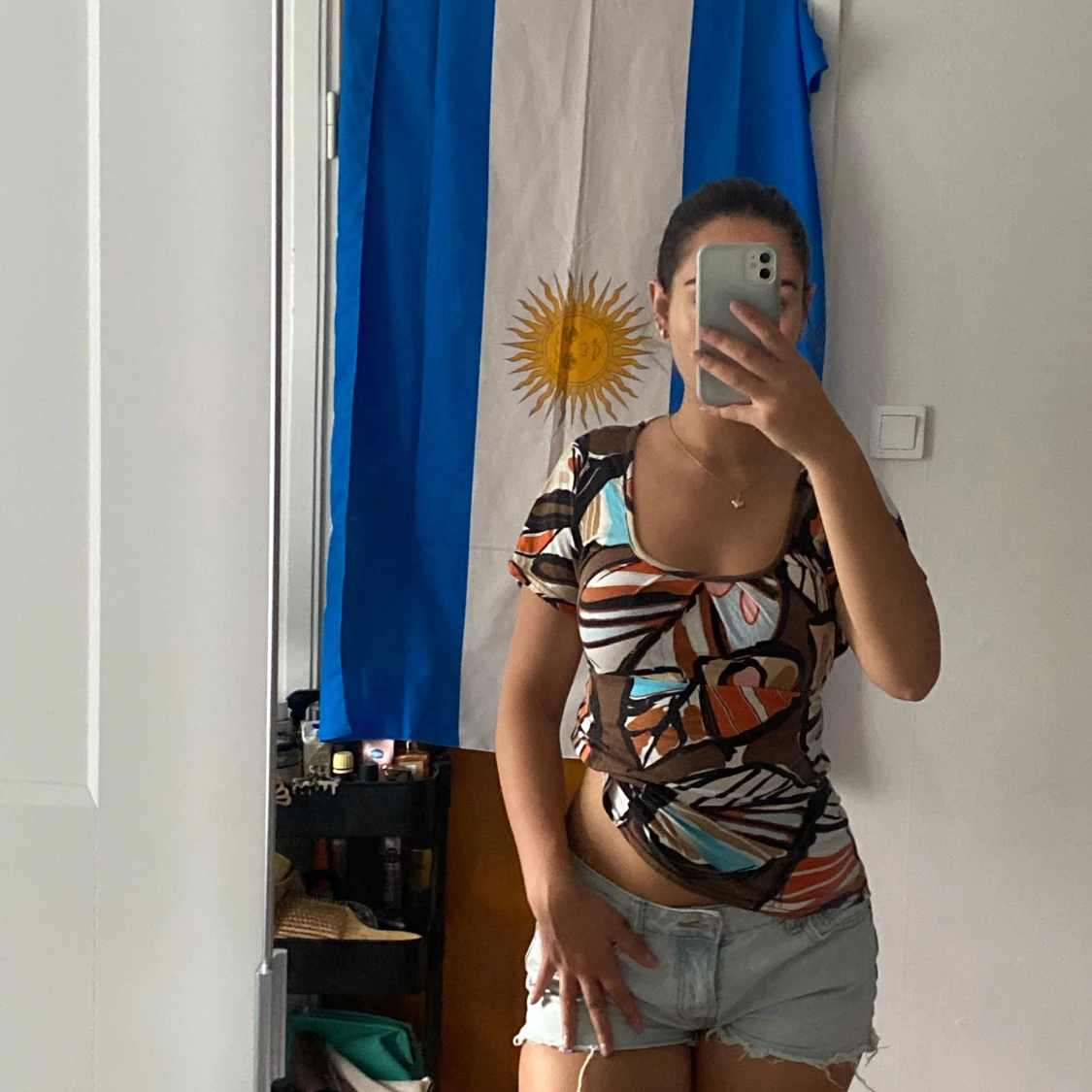 Gloria pritchett hade haft på sig denna typ 