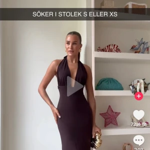 SÖKER!  - Söker denna klänning från Zara i storlek S eller XS! 