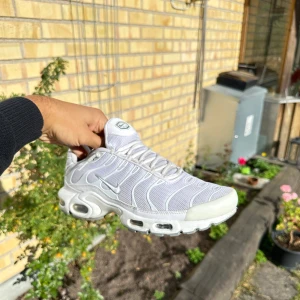 Nike Air Max Plus (TN) - Nike Air Max Plus, storlek 45, i bra skick med få tecken på användning (lite på sulan). Skorna är sparsamt använda. Säljer på grund av att de inte passar min stil längre. Hör av er vid frågor! 700kr vid snabb affär!