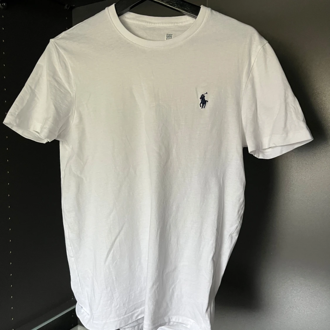 Vit slim fit t-shirt från Ralph Lauren