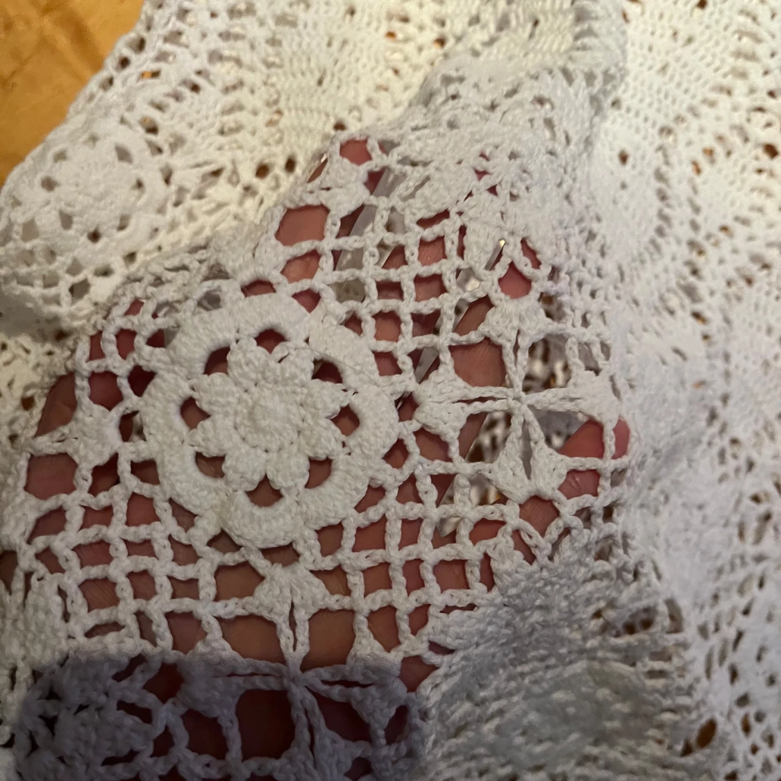 Vit virkad klänning från Paon - 1