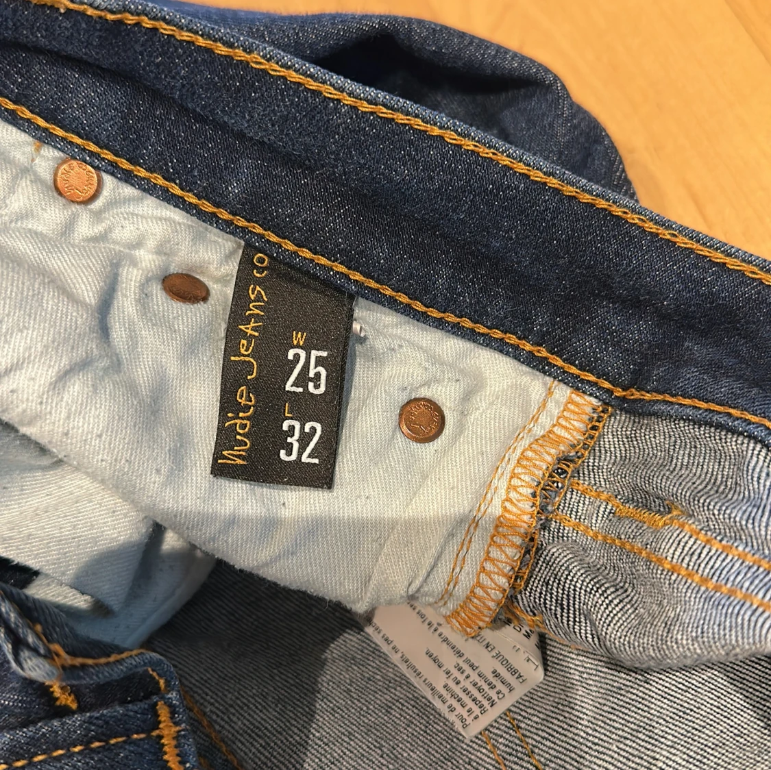 Mörkblå skinny jeans från Nudie Jeans - 1