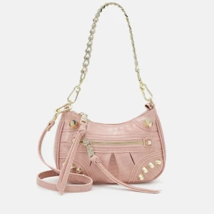 Rosa axelväska från Steve Madden - Axelväska från Steve Madden. Går att ha både lång och kort. Köptes för 1145kr, använd fåtal gånger men är i väl skick 💕pris går o diskuteras/buda 