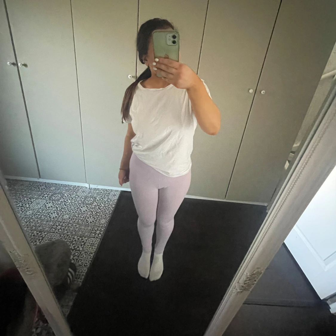 lila Tränings tights