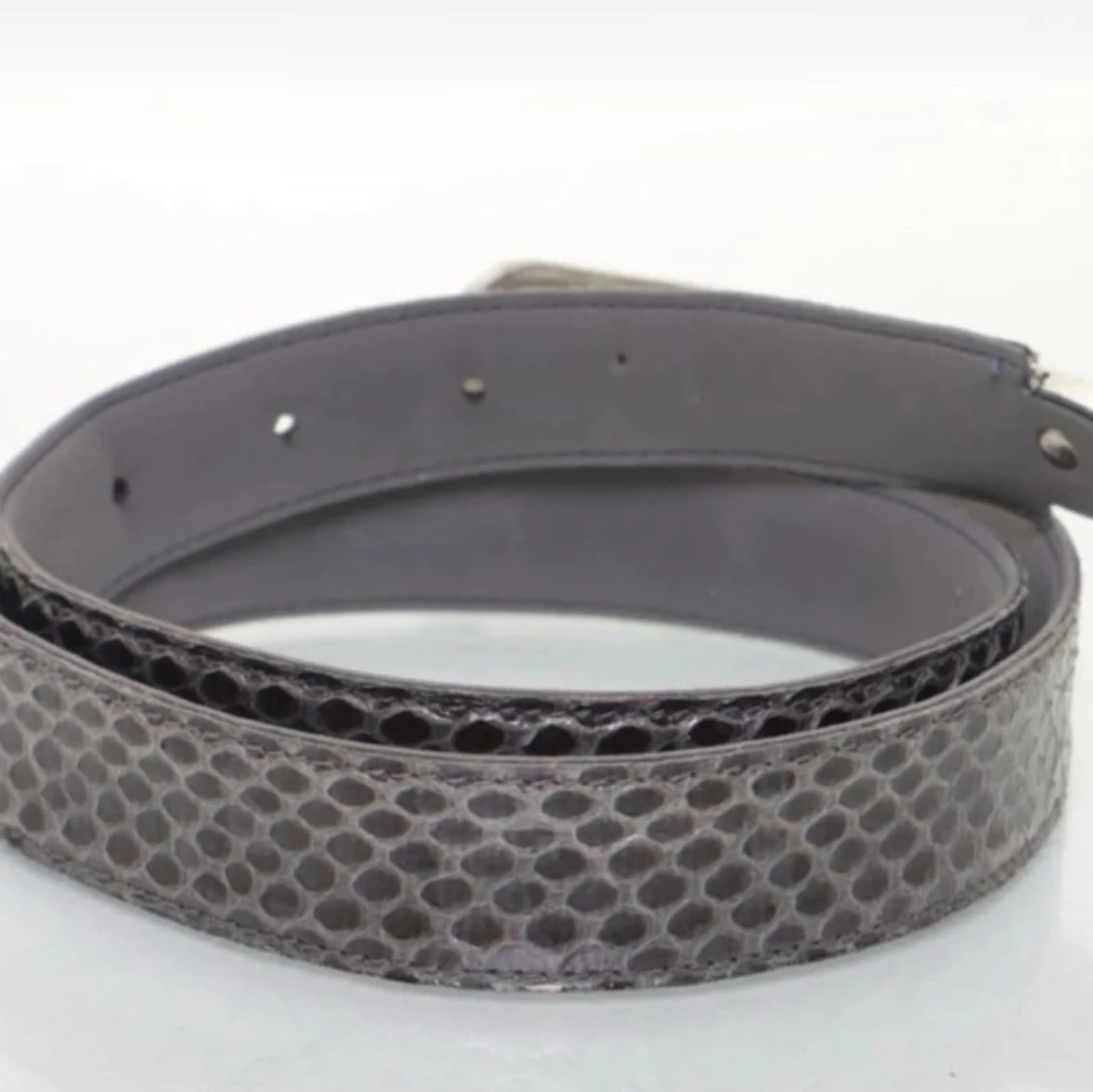 Skärp med ormskinnsmönster - 1