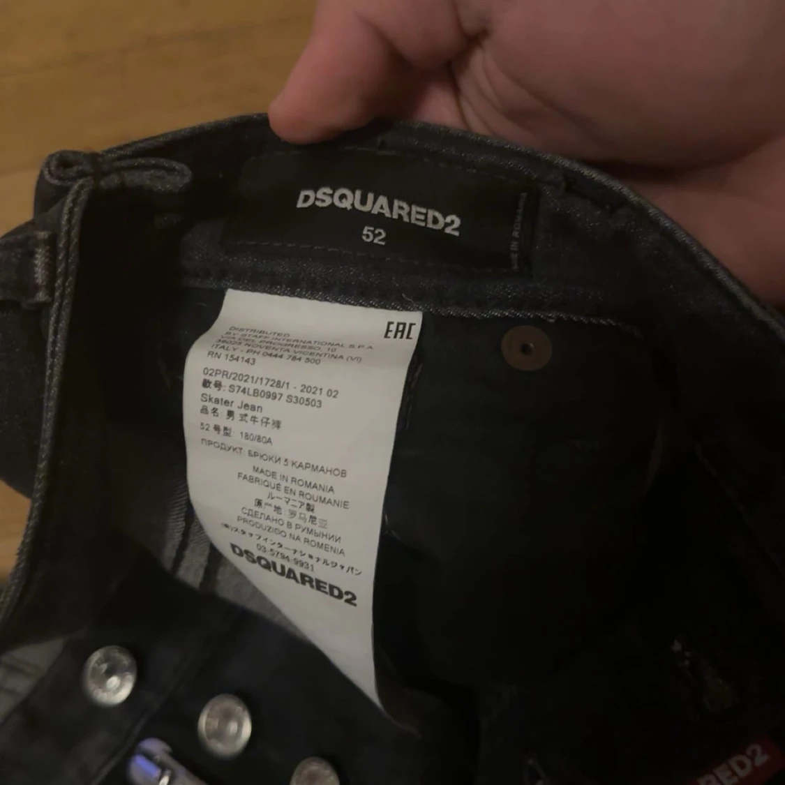 Svarta jeans från Dsquared2 - 1