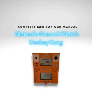 🕹️ Nintendo Game & Watch – Donkey Kong (1982) – Dubbel Display! 🕹️ - Här är en riktig klassiker från spelhistorien: Donkey Kong i Game & Watch-serien med den ikoniska dubbla skärmen. En banbrytande design som senare inspirerade Nintendo DS!  🎮 Produktinformation: ✅ Modell: Donkey Kong (DK-52) ✅ Tillverkare: Nintendo ✅ År: 1982 ✅ Version: Orange Multiscreen ✅ Skick: Bra
