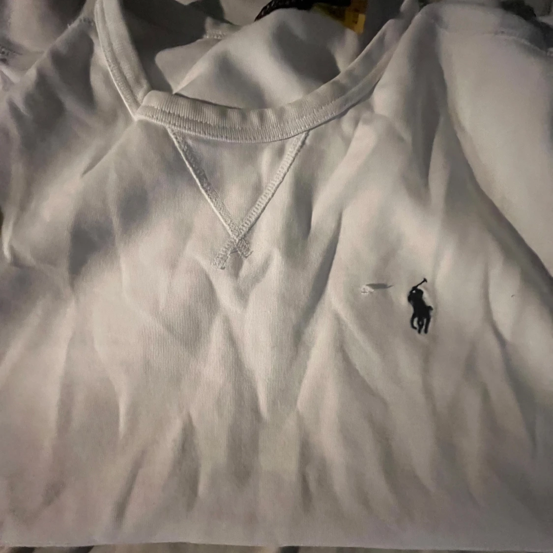 Vit långärmad tröja från Polo Ralph Lauren - 1