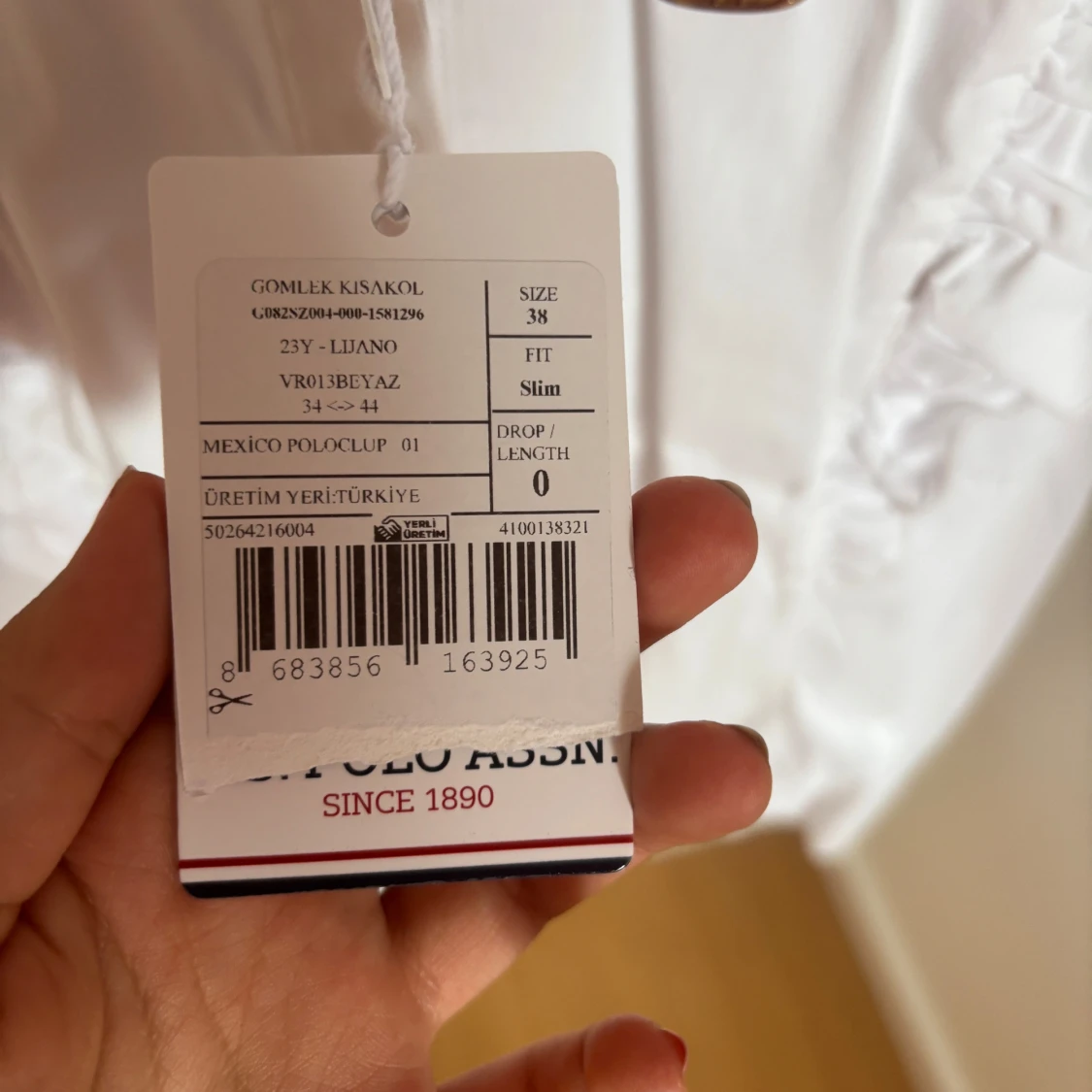 Vit blus från U.S. Polo Assn. - 2