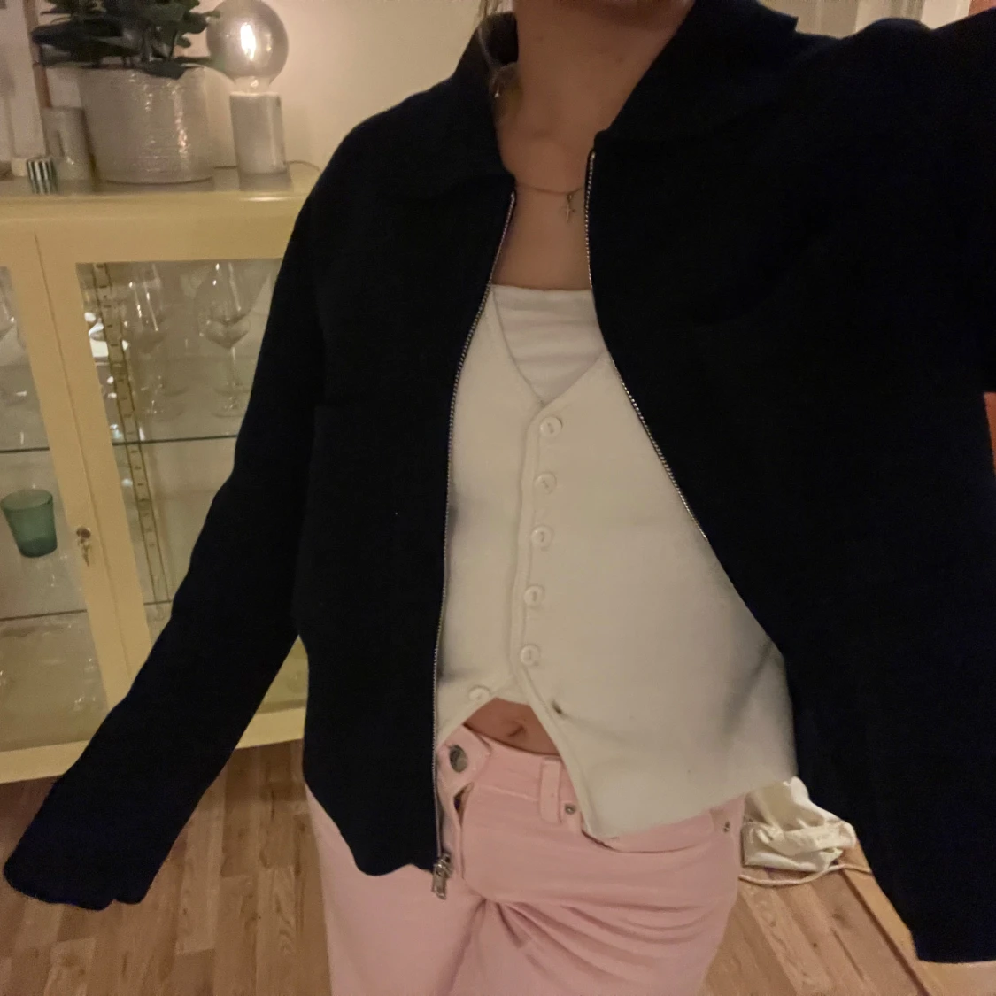 Marinblå jacka från Åhléns