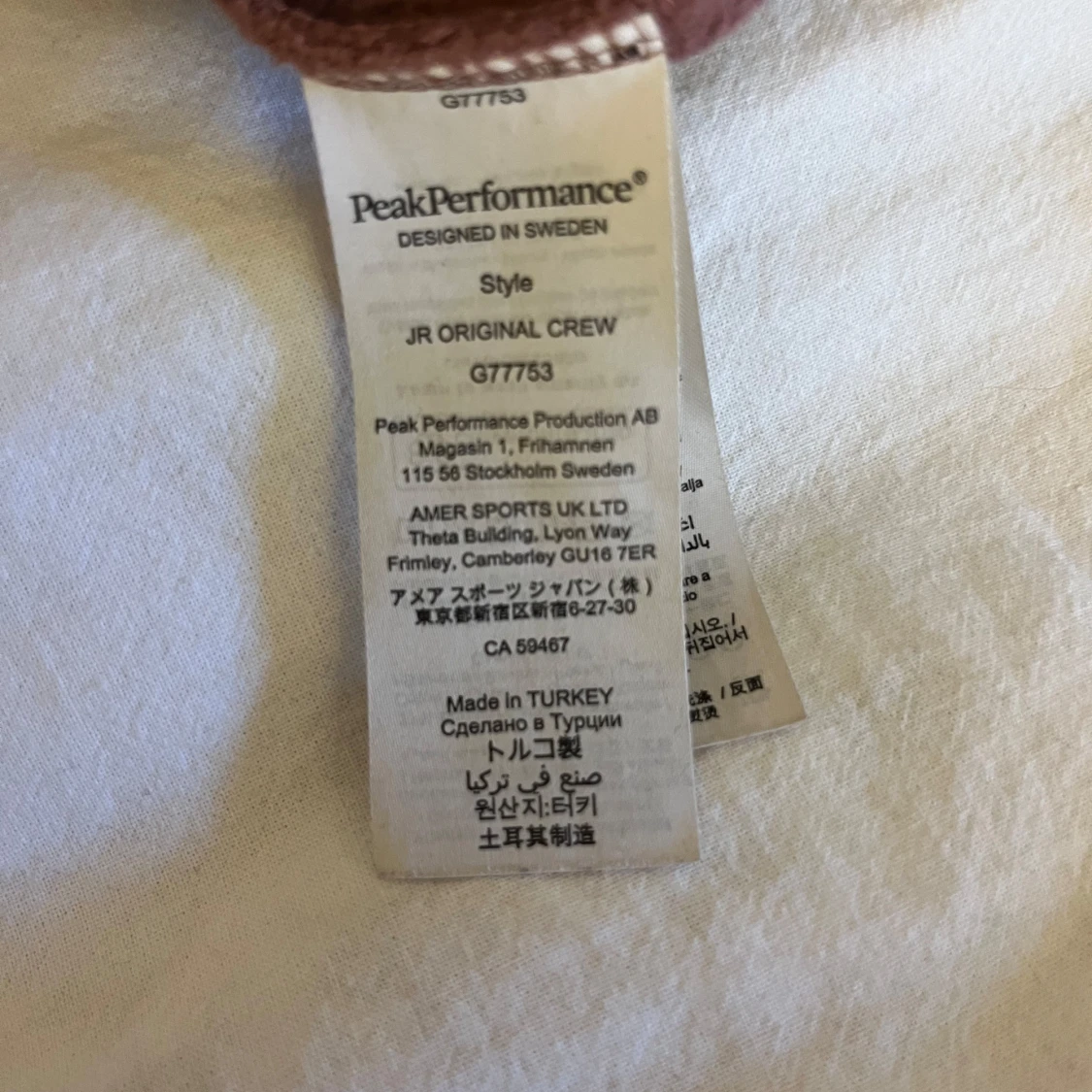 Lila peak performance tröja - 2