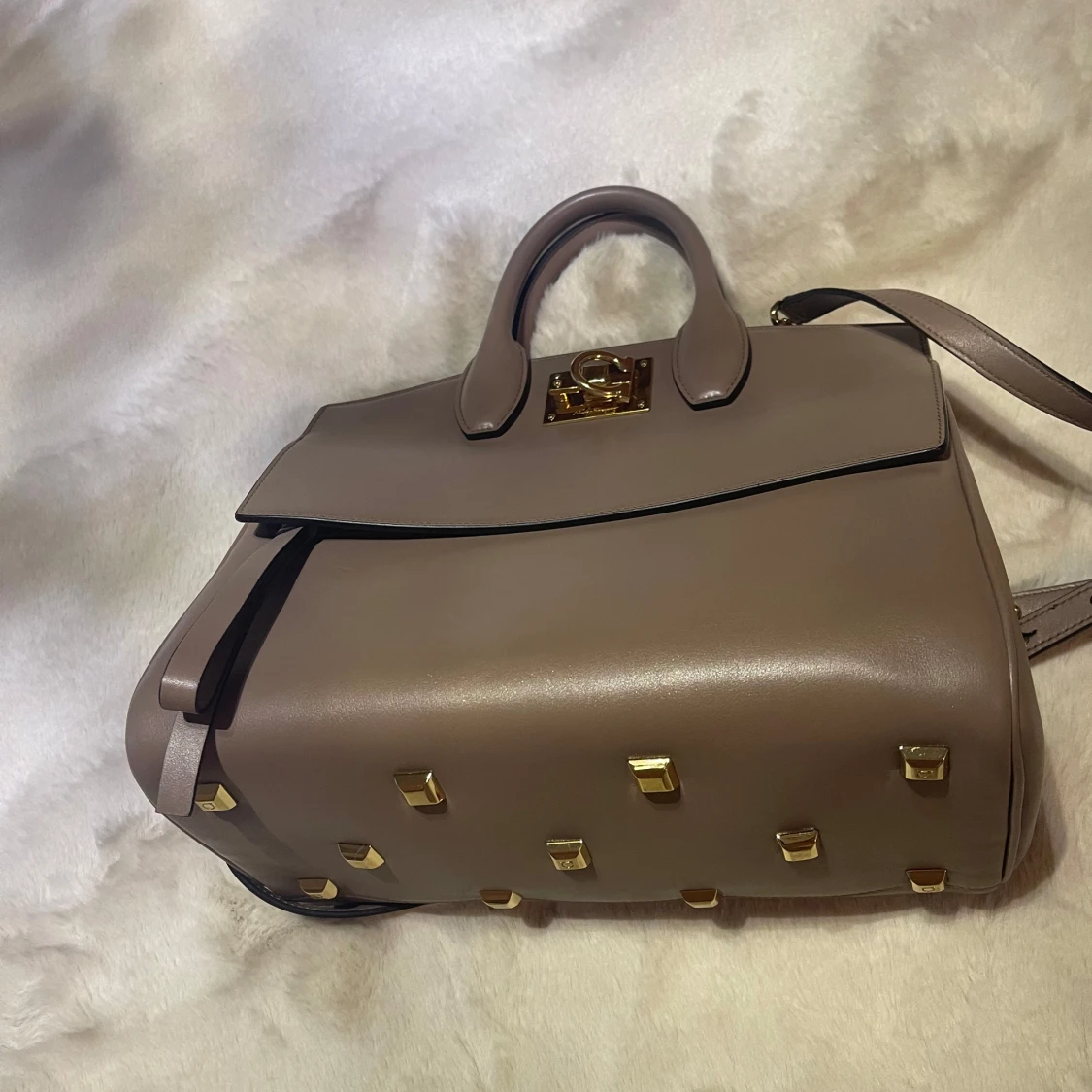 Beige Ferragamo Studio Bag - 2