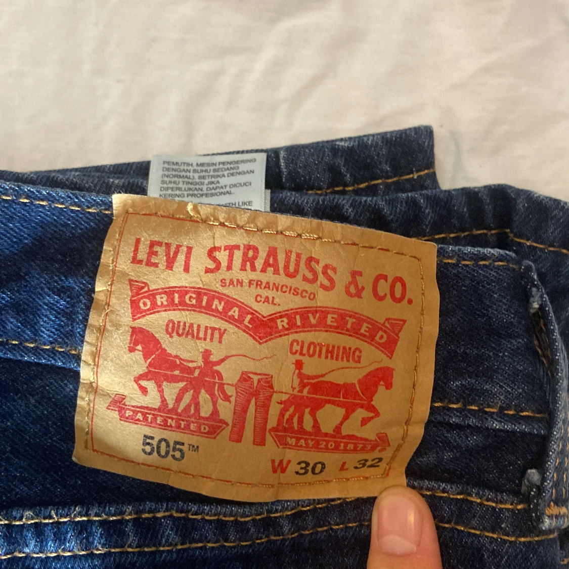 Blåa levi’s jeans 505 - 3