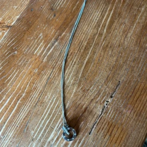Silverfärgat halsband med cirkelhänge - Sälker ett Edblad halsband.. jätte fint men är ej en silver människa. Nypris- 499:-