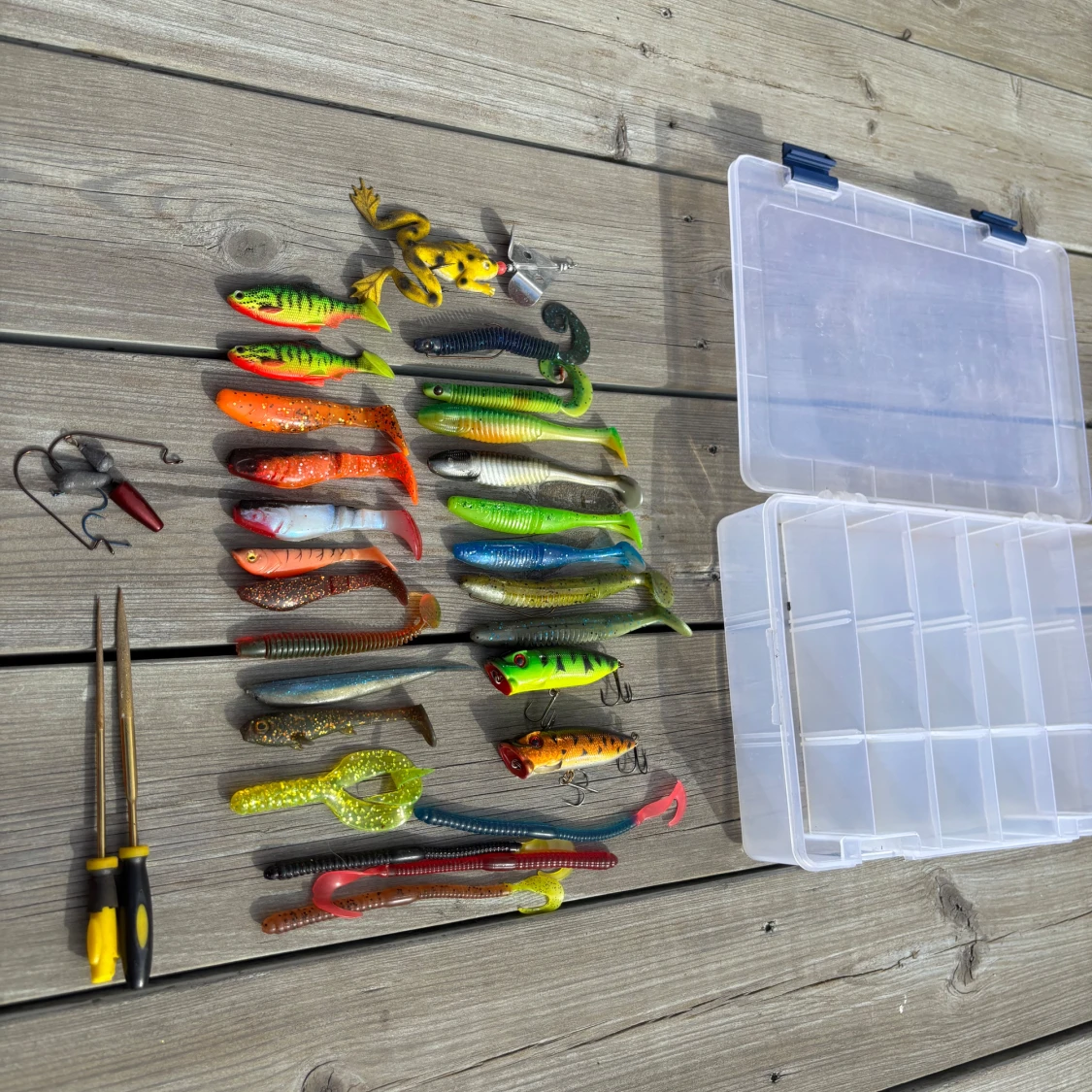 Fiskedrag med beteslåda - 4