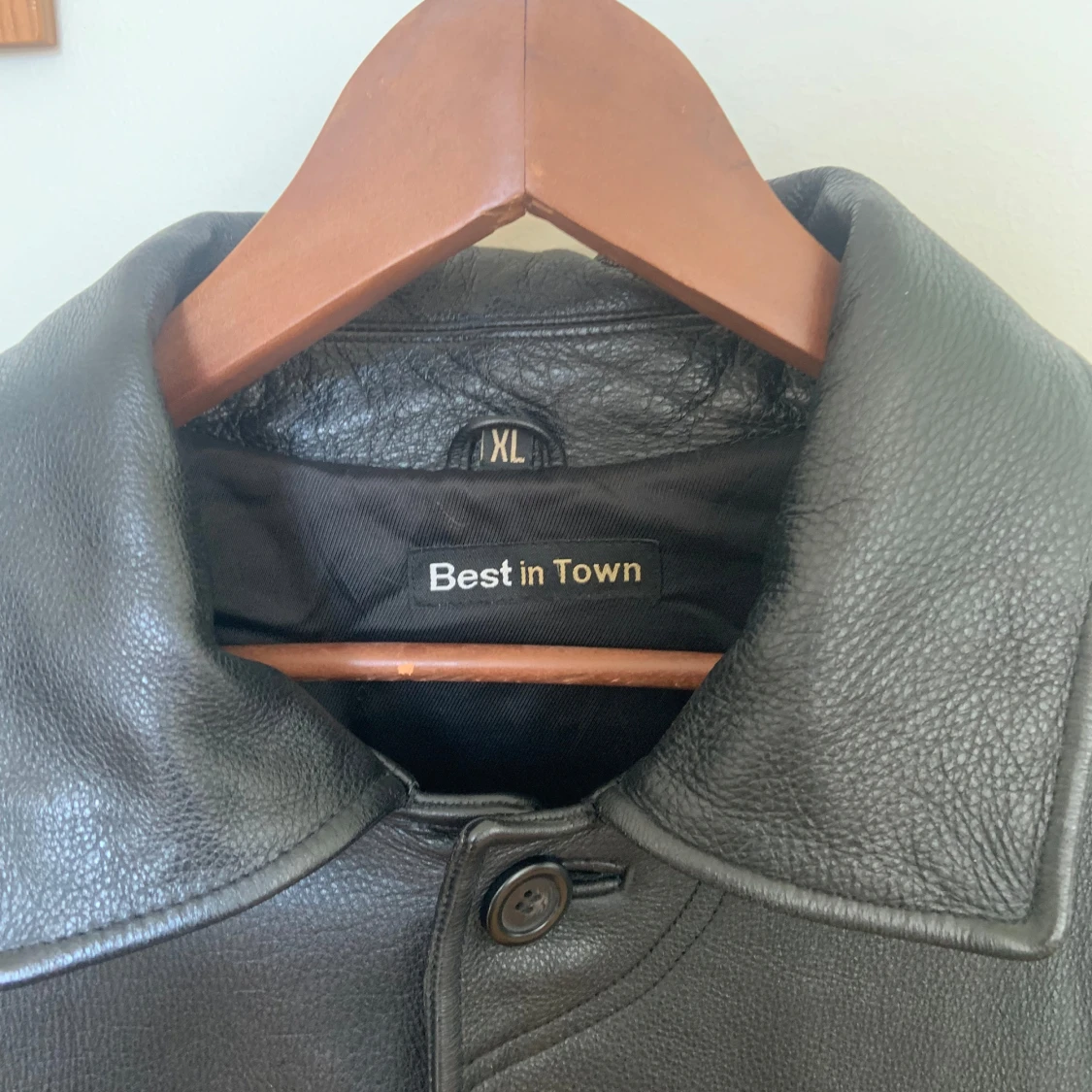 Svart skinnjacka från Best in Town - 1