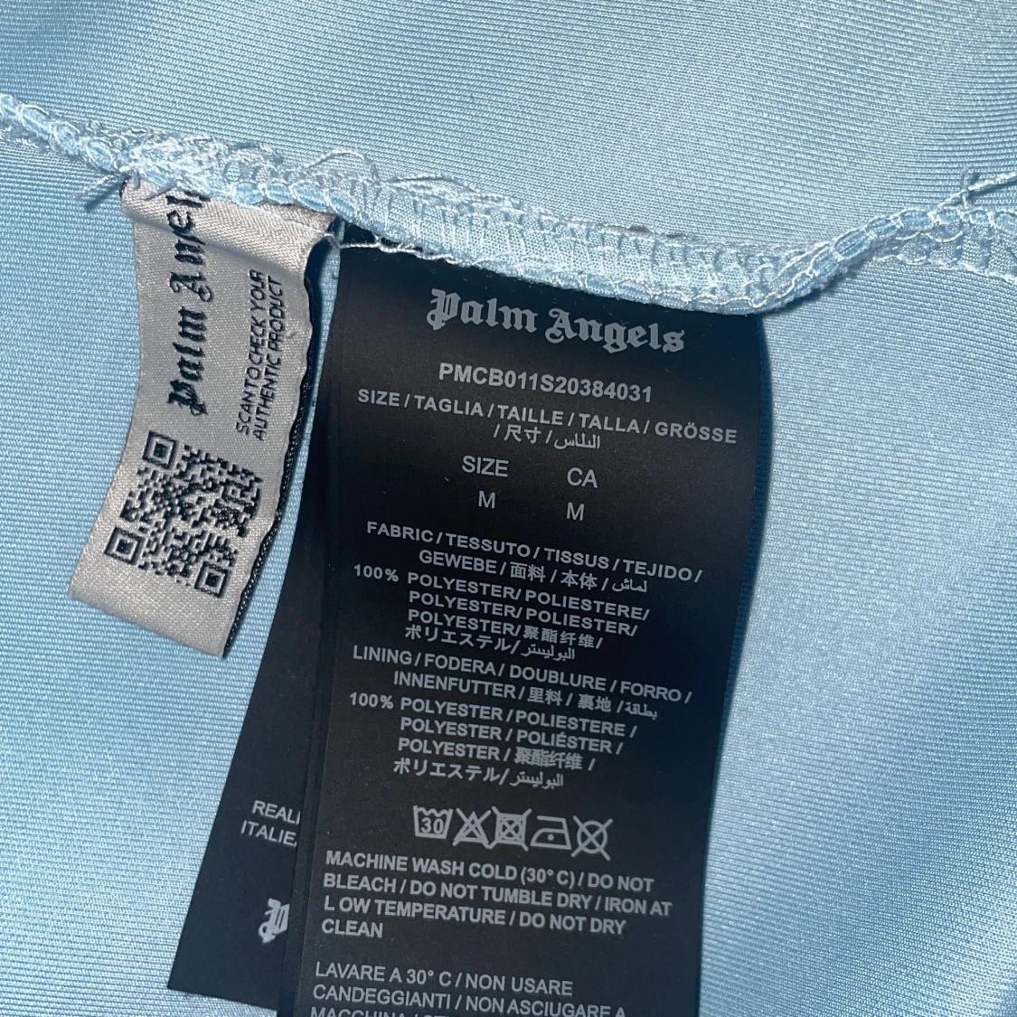 Ljusblå track jacket från Palm Angels - 2