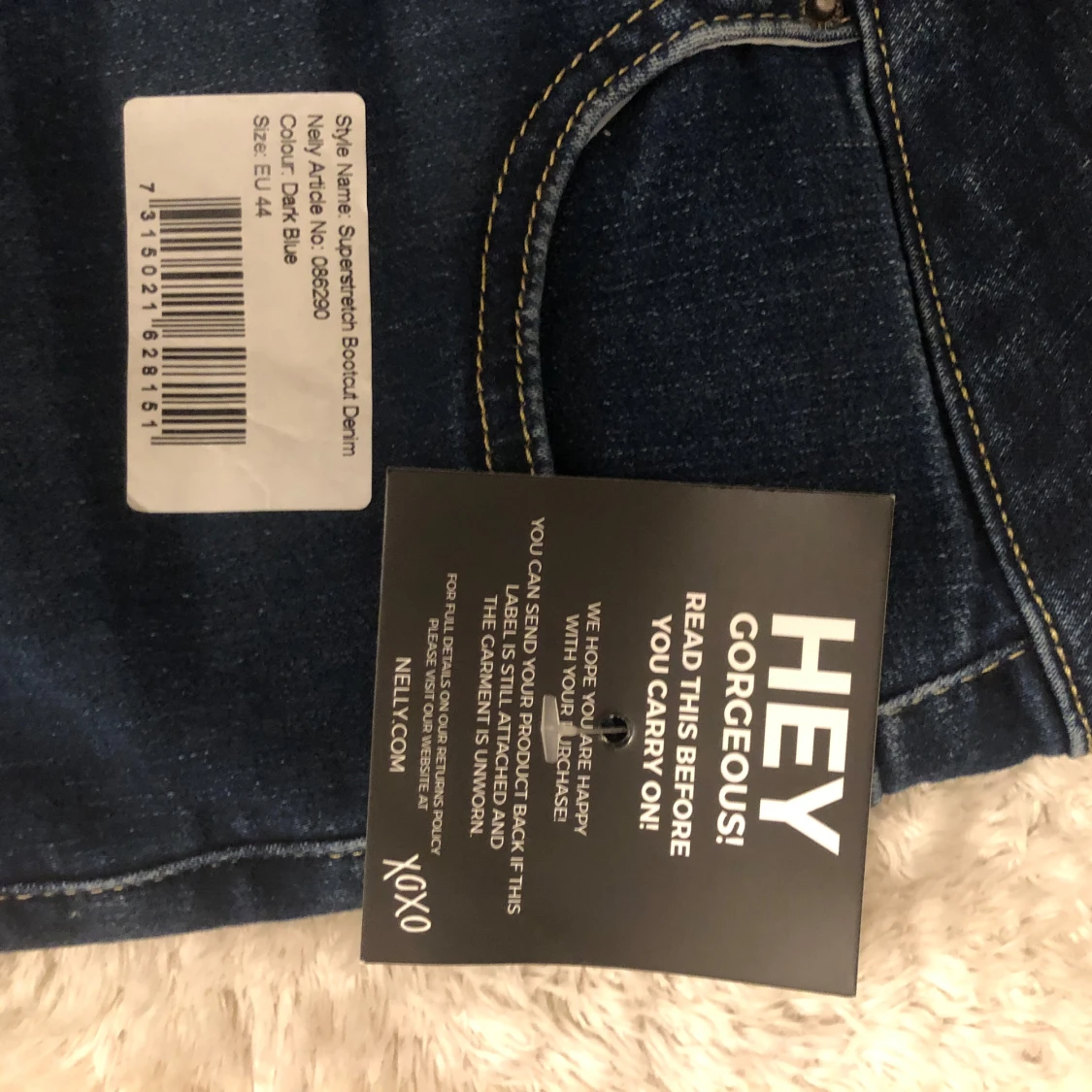 Mörkblå bootcut från NLY Jeans - 1