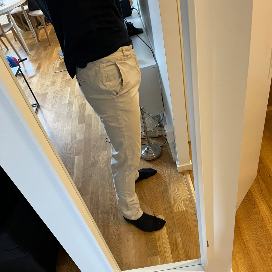 Vita chinos från selected homme - 1