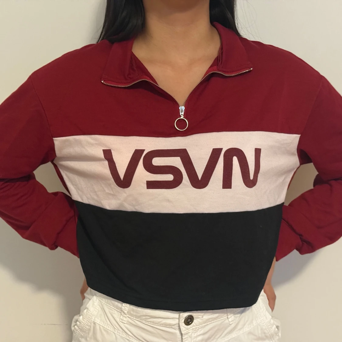 Half zip tröja från SHEIN - 3