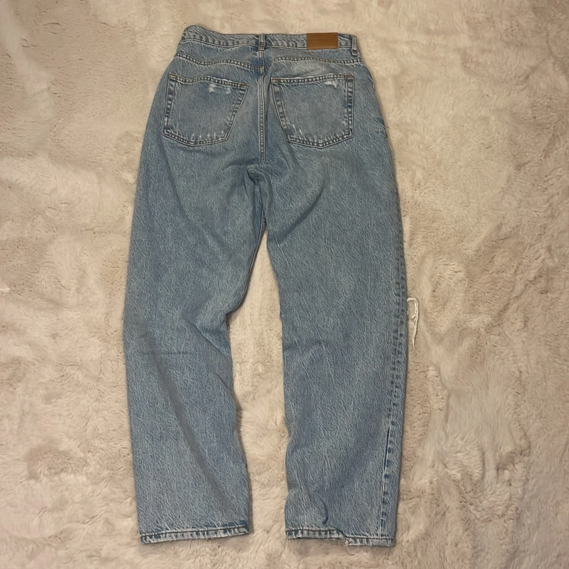 Blå ripped jeans från g perfect jeans - 4