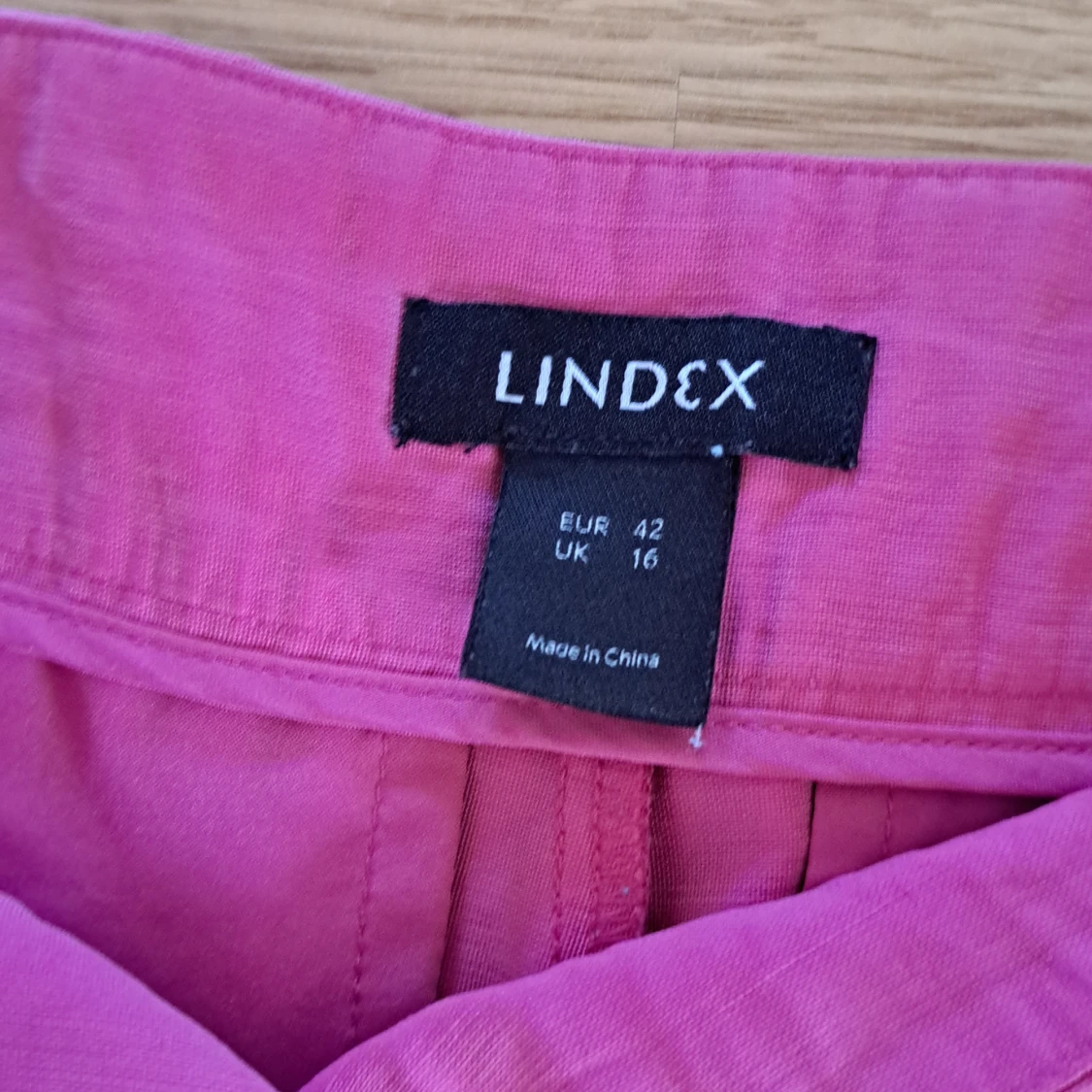 Rosa vida linnebyxor från Lindex - 2