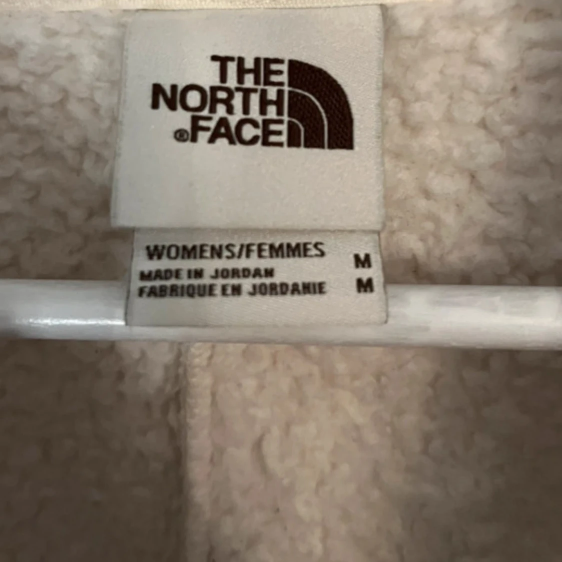 Vit teddyjacka från The North Face - 2