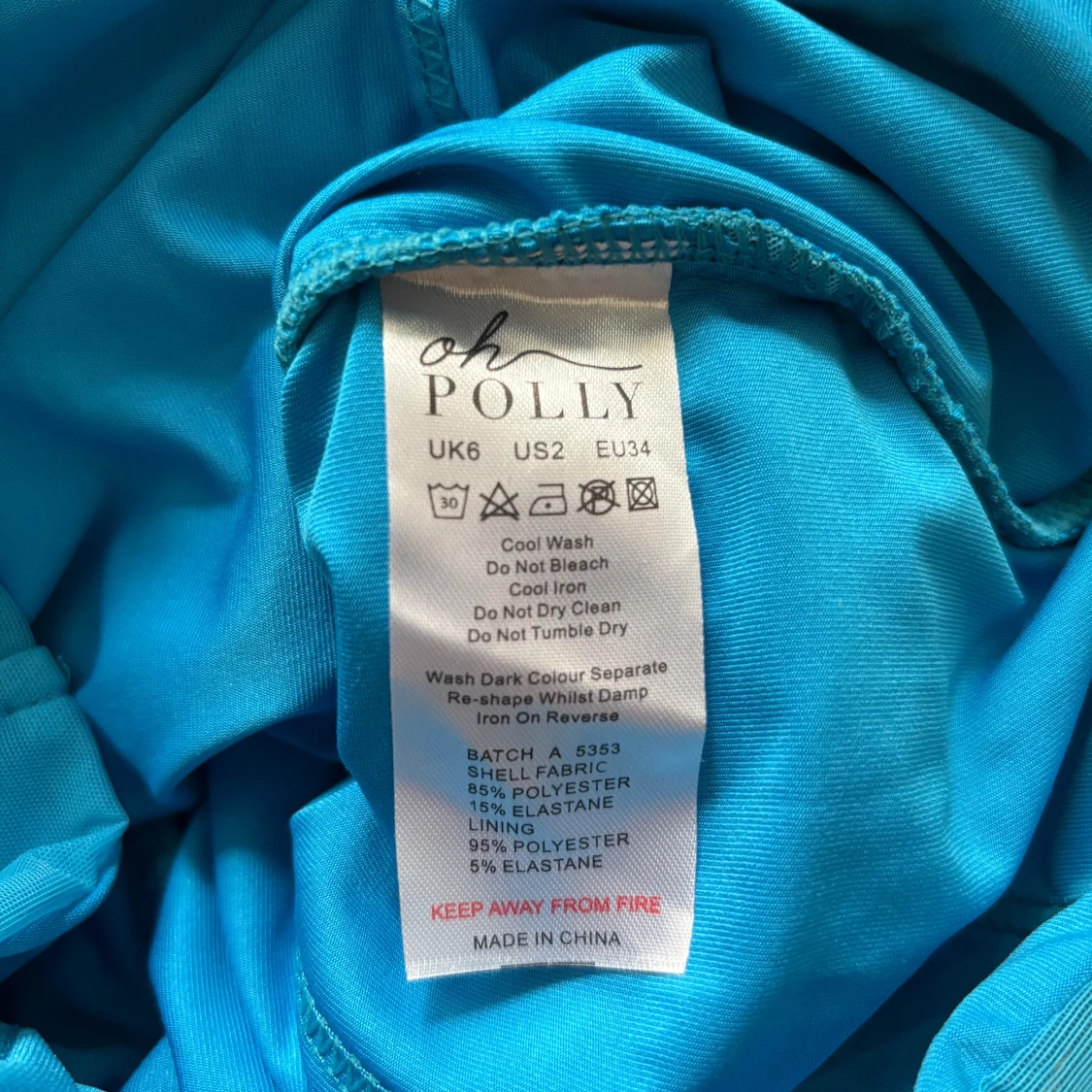 Blå klänning från Oh Polly - 2