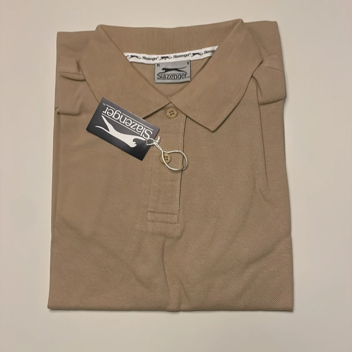 Beige pikétröja från Slazenger - 1