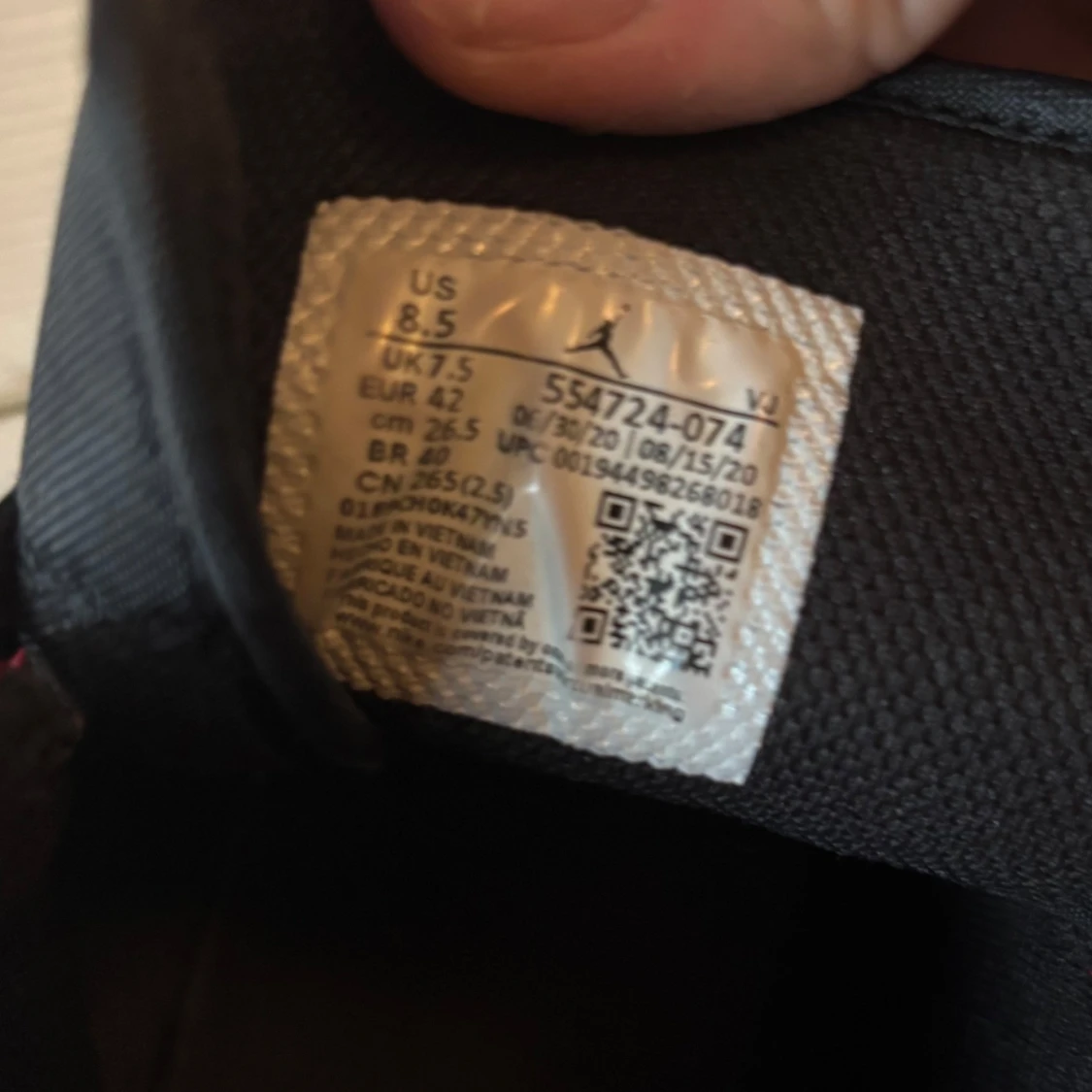 Nike Air Jordan 1 Bred Highs 42 - 1