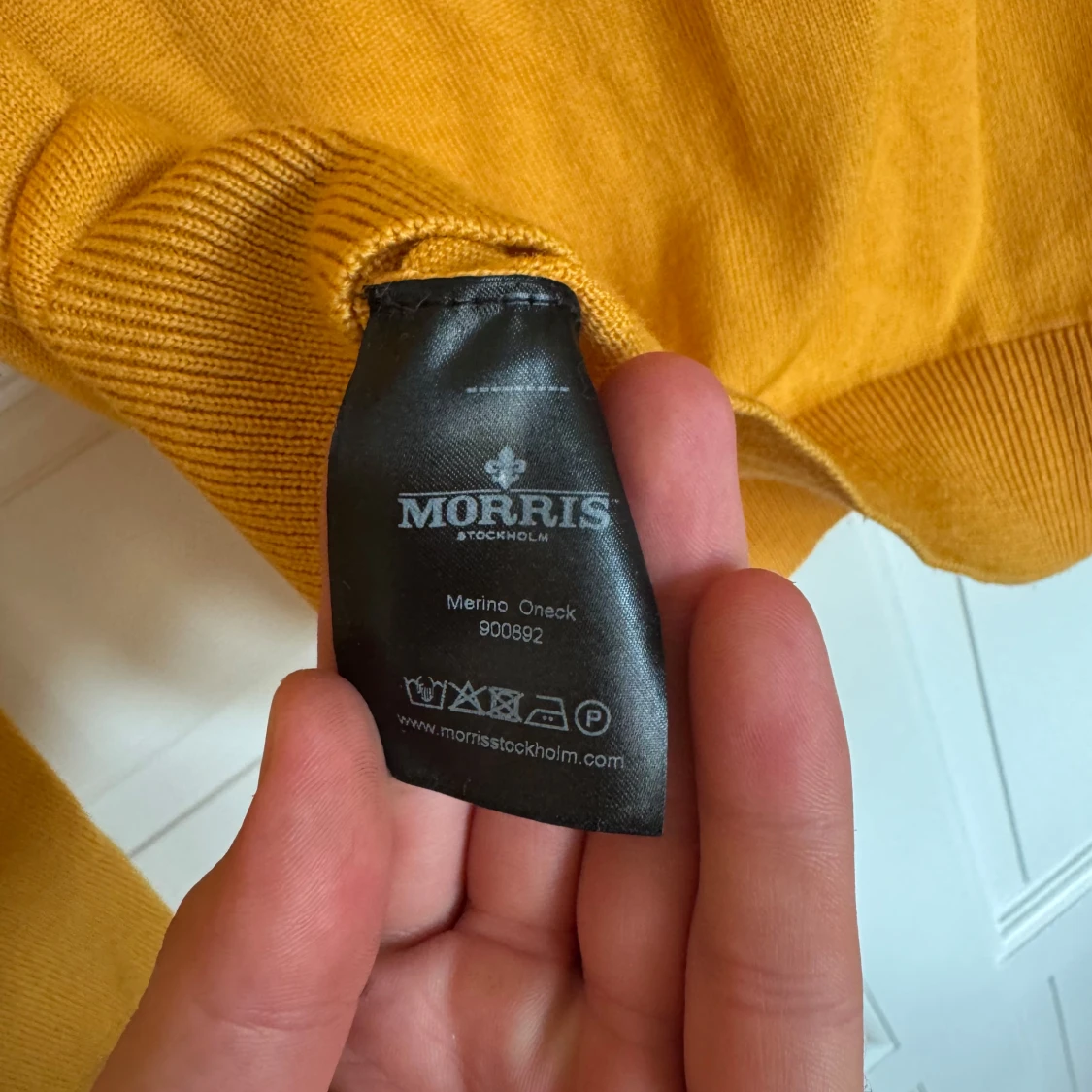 Gul Morris tröja  - 2