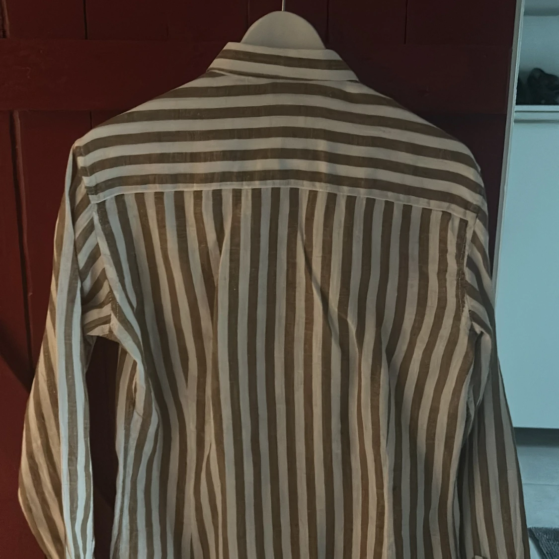 Randig linneskjorta från Bruun & Stengade - 1