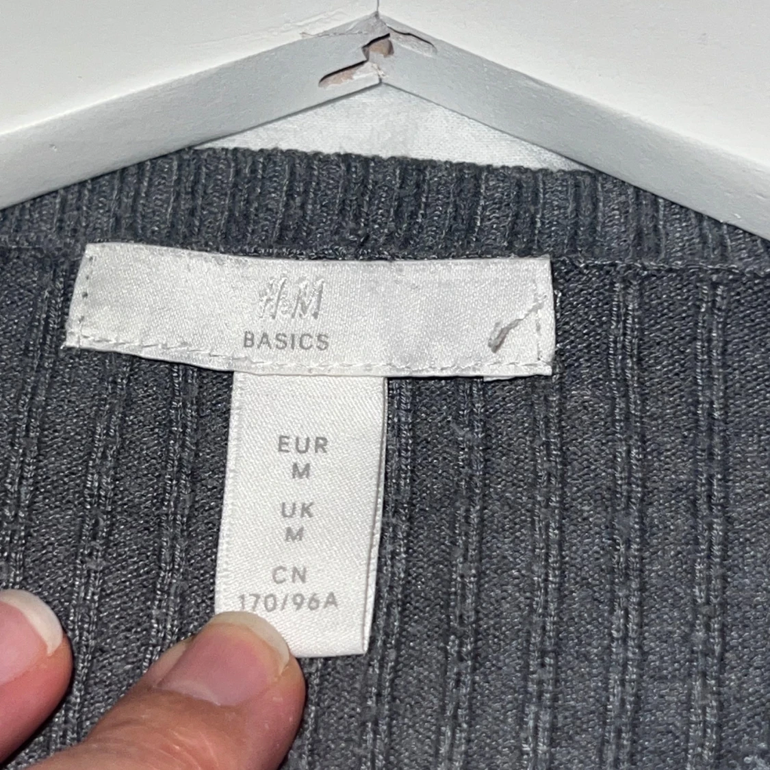 Grå ribbad tröja från H&M - 2