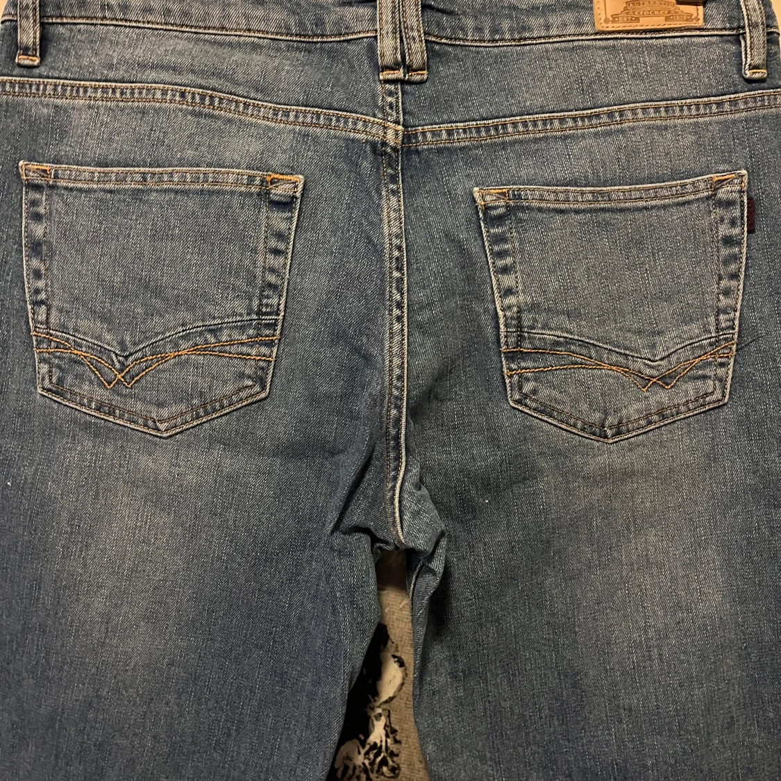 Blå jeansbyxor från Crocker - 4