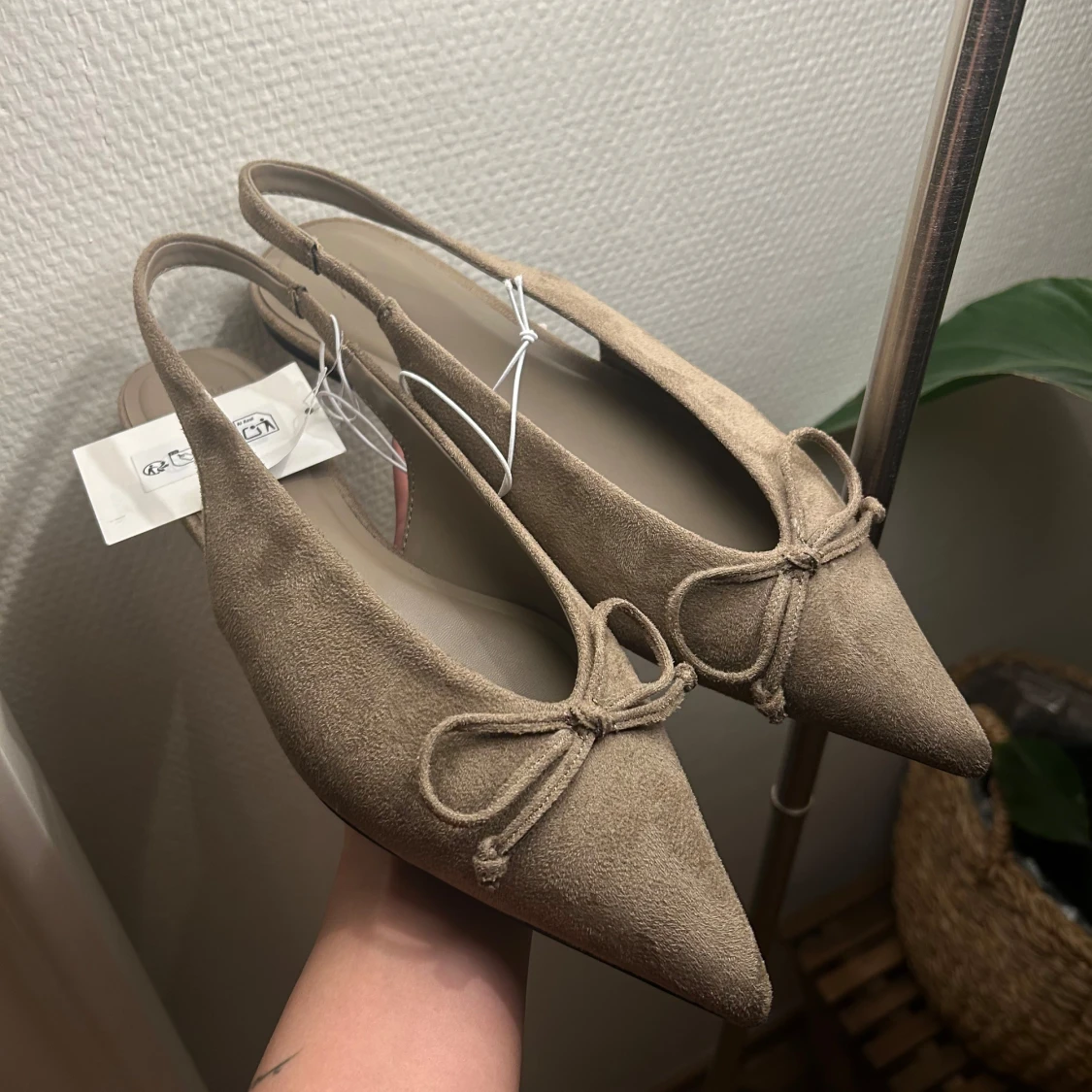 Slingbacks med rosett H&M SLUTSÅLDA storlek 39 - 1