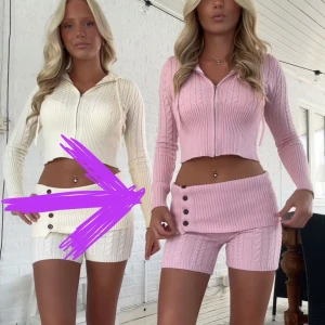 Catania set - Suuuperfint rosa set från Catania, endast använt ett fåtal gånger! Skick 10/10🫶🏼🩷säljer hela setet för endast 600kr, bara tröjan nypris kostade 800kr🤗setet går ej att köpa på hemsidan längre!