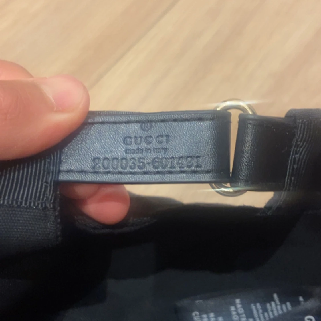 Svart keps från Gucci med GG-mönster - 3