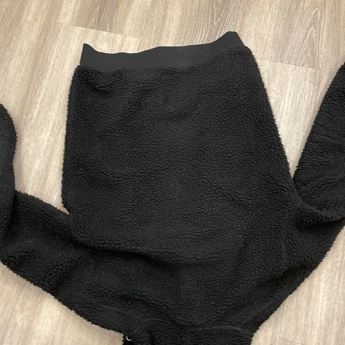 Svart solid cardigan - 4