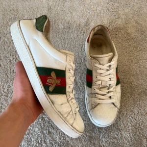 Gucci ace  - Säljer nu dessa Gucci ace skor i storlek 42 skick 8/10 Pris 1200kr Fraktar spårbart med PostNord 