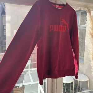 Röd sweatshirt från Puma - Säljer en snygg röd sweatshirt från Puma. Perfekt för en sommarkväll🥰 vid frågor eller prisförslag är det bara att skicka💕