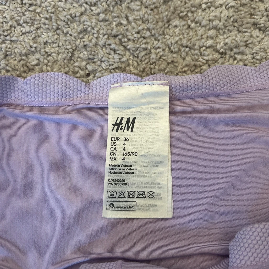 Rutig bikini från H&M - 1