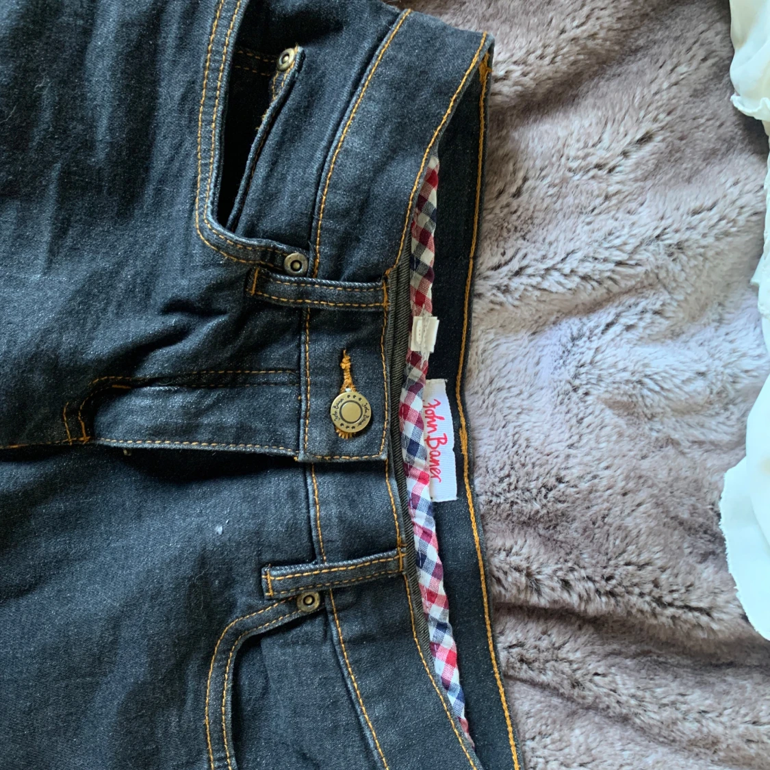 Mörkblå jeansshorts från John Baner - 2