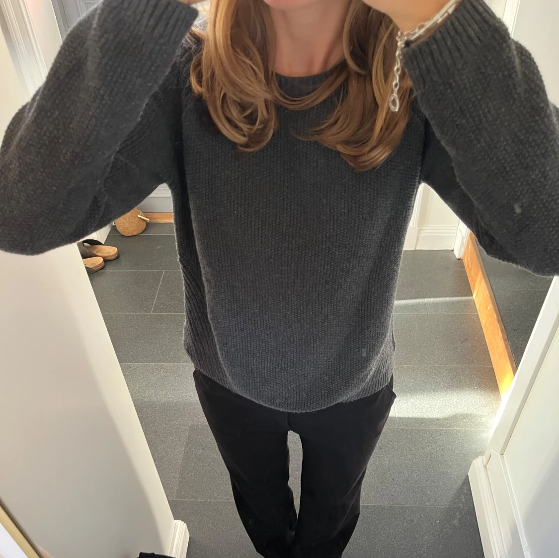 Grå stickad tröja från Sail Racing - 1