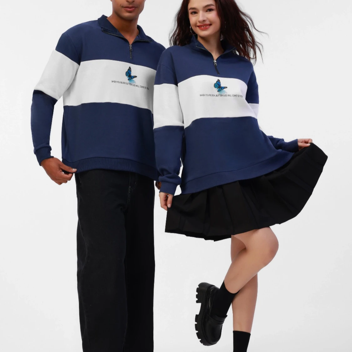 UNISEX - Sweatshirt - mörkblå - 3