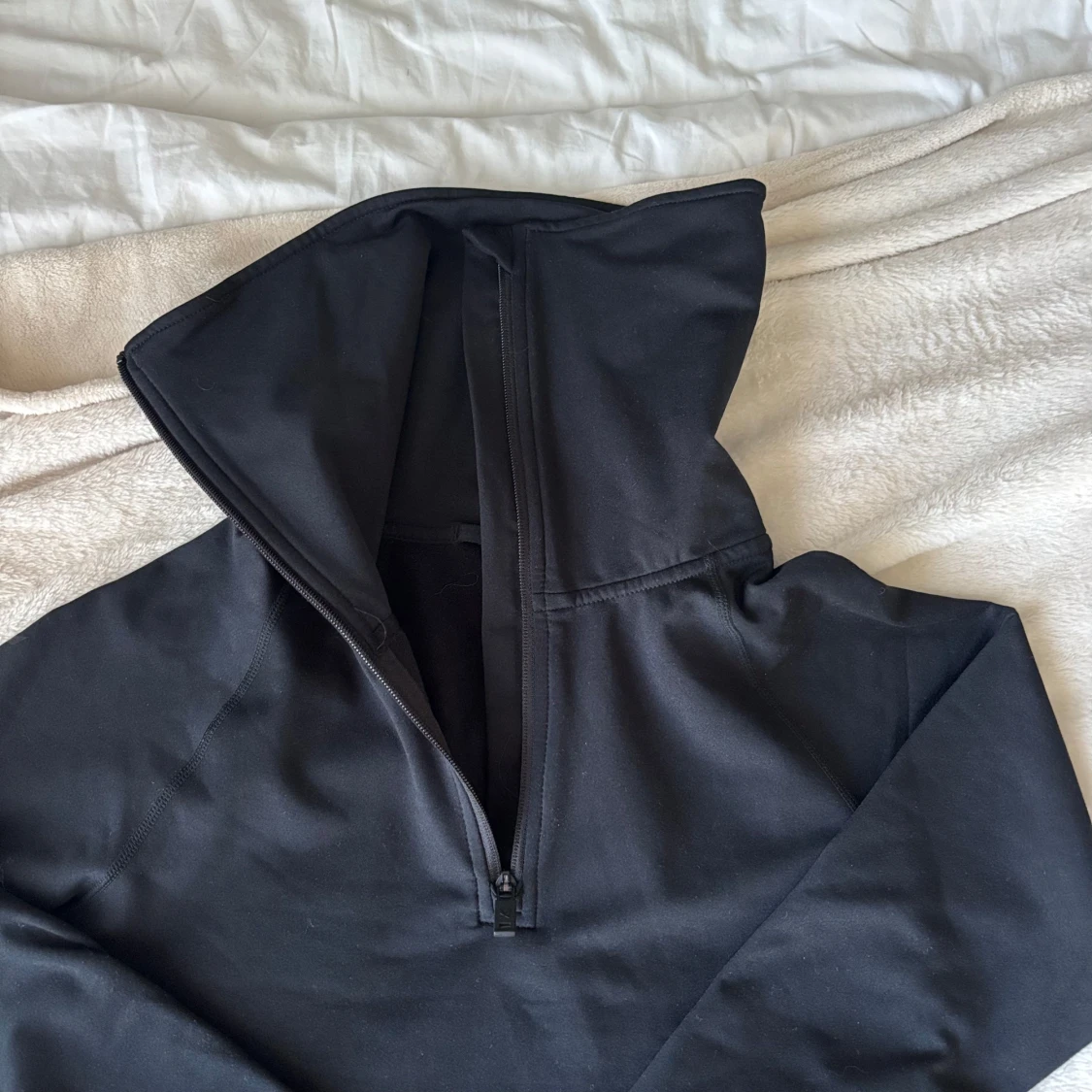 Svart half zip träningströja SOC - 2