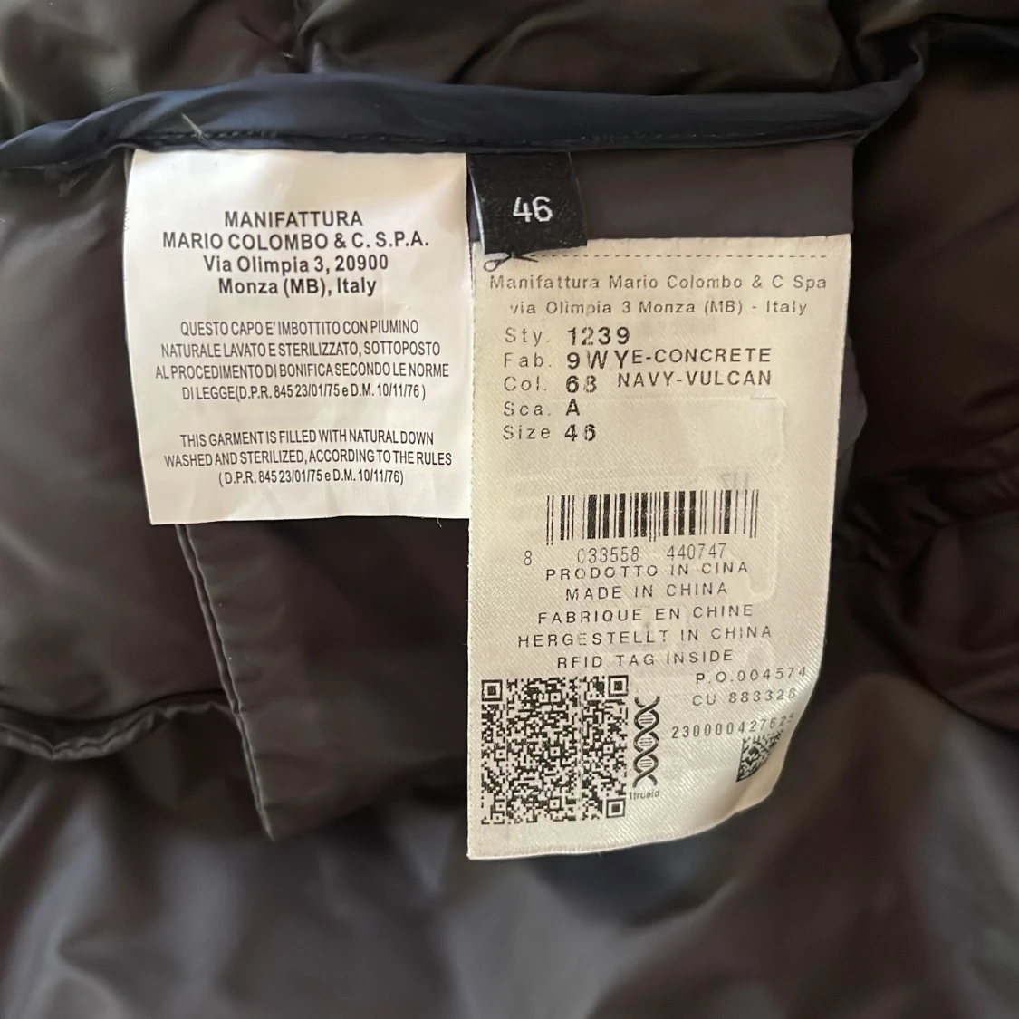 Mörkblå dunväst från Colmar - 3