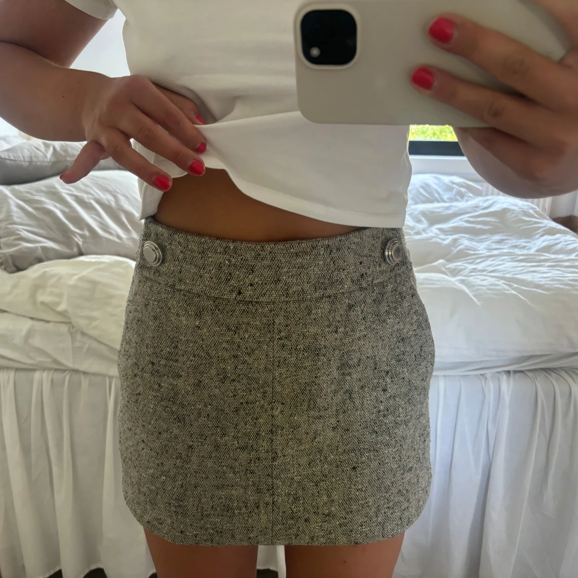 Grå kjol från Tory Burch