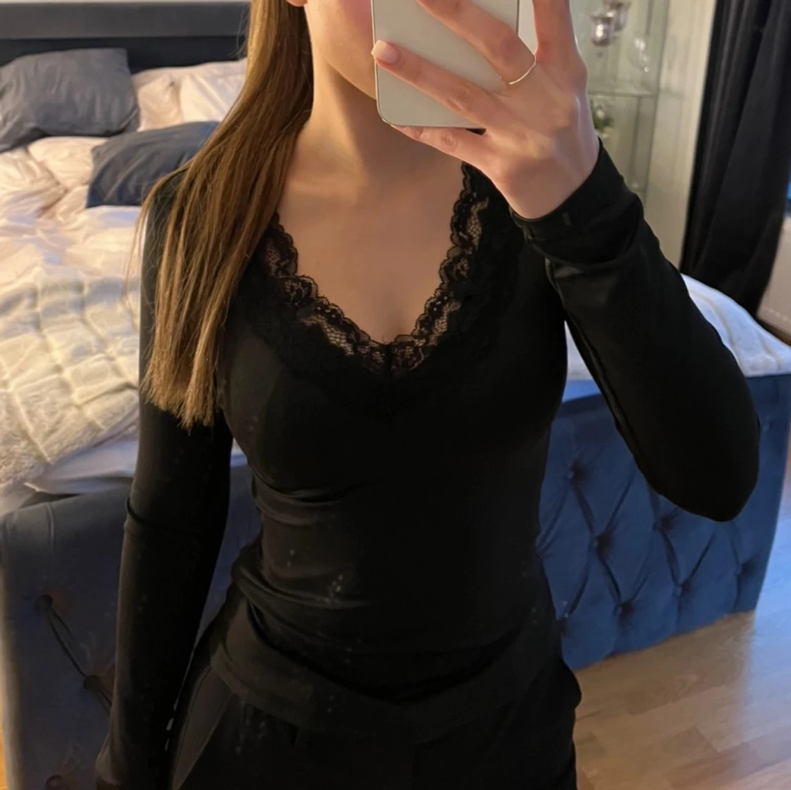 Tröja med spets  - 90