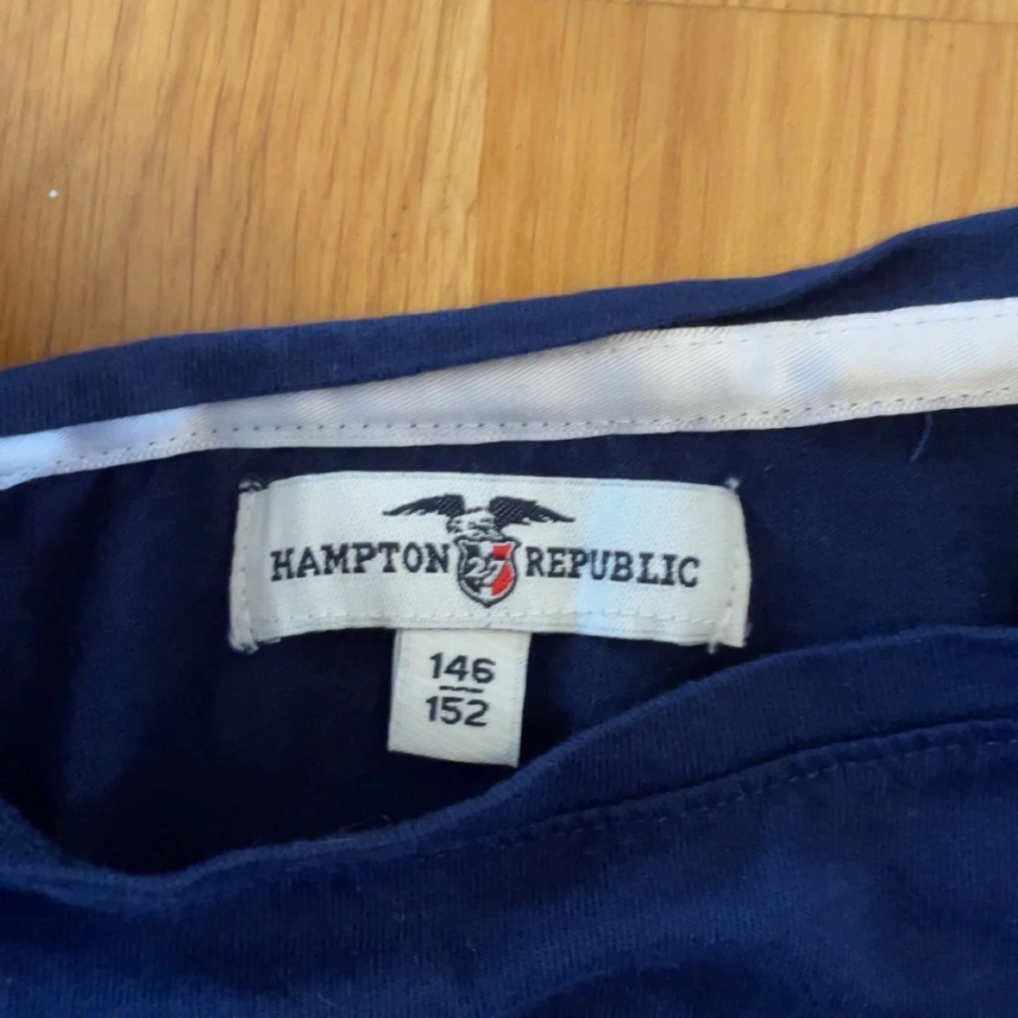 Mörkblå långärmad tröja Hampton Republic - 3