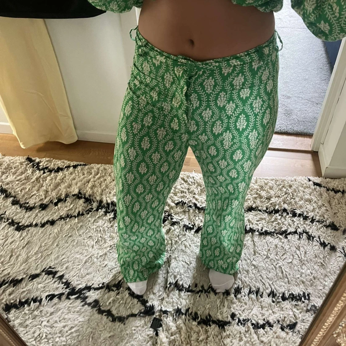  mönstrade byxor från zara - 1